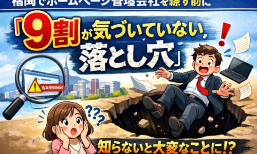 福岡でホームページ管理会社を選ぶ前に知るべき9割が気づいていない落とし穴を解説するイメージ