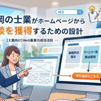 福岡の士業がホームページから相談を獲得するための設計を解説するアイキャッチ画像