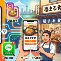福岡の飲食店がランチ集客をホームページで伸ばす方法|Googleマップ・SNS・LINE導線の連携設計
