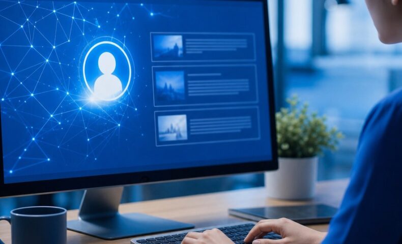 AIO ホームページ 最適化を示す、検索結果とAI検索への表示を意識したウェブサイト分析画面