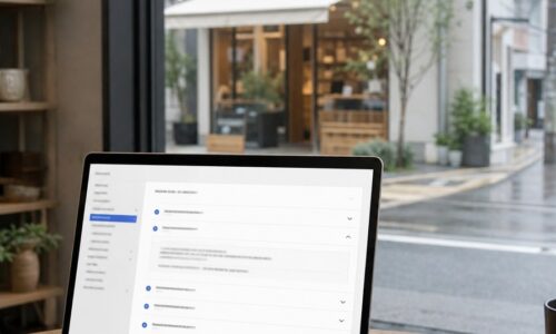 福岡 FAQページ SEOの設計を示す、検索意図に沿った質問と回答を確認するWebサイト画面