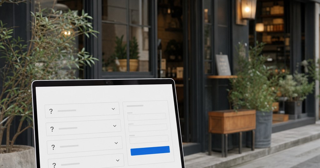 福岡 FAQページ SEOの設計を示す、検索ユーザーの疑問と問い合わせ導線を整理するWebサイト画面