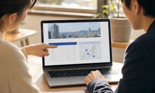 福岡の料金ページSEOを改善するための料金表と地域対応情報を確認するウェブサイト画面