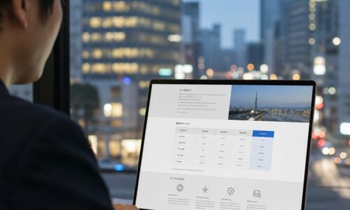 福岡 料金ページ SEOの設計を示す、地域名・料金表・サービス内容を整理したWebサイト画面