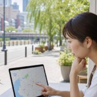 福岡のSEOでよくある質問を確認する初心者向けの地域SEO対策イメージ