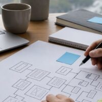 福岡の地域ビジネス向けサイト構造SEOを設計するためのサイトマップと検索意図の整理図
