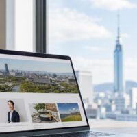 福岡 著者情報 SEOの設計を示す、地域性と専門性を結び付けたWebサイトのイメージ