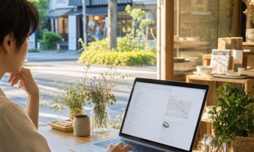 福岡のナレッジパネルが表示されない原因と対策を確認するパソコン画面
