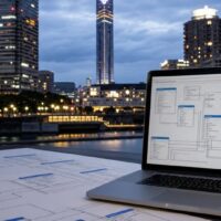 福岡のエンティティ設計を学ぶためのデータベース設計図と関連するテーブル構造のイメージ
