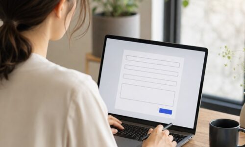 福岡 EFO対策として問い合わせフォームを見直す担当者