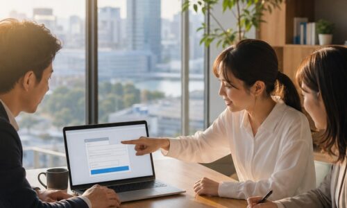 福岡 EFO対策として入力フォームを改善し、問い合わせフォームの離脱を減らすイメージ