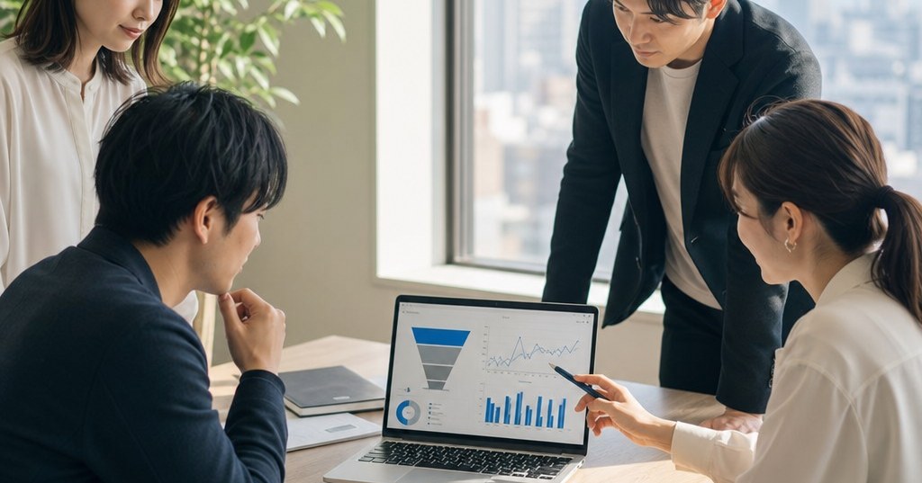 福岡 LP改善で問い合わせにつながる導線を確認するWebマーケティング担当者