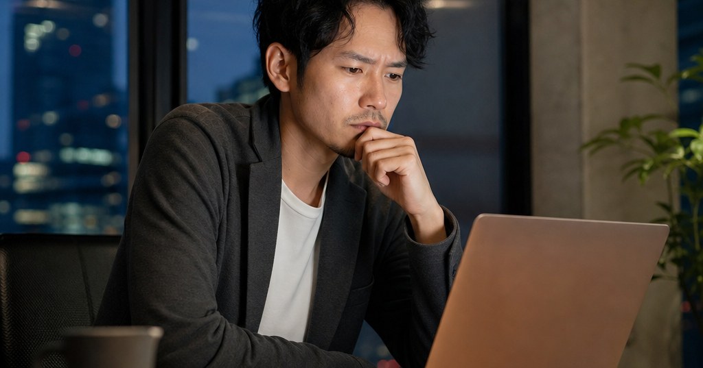 個人事業主がSEOを自分でできない理由を整理し、時間と専門知識の壁を考えるイメージ
