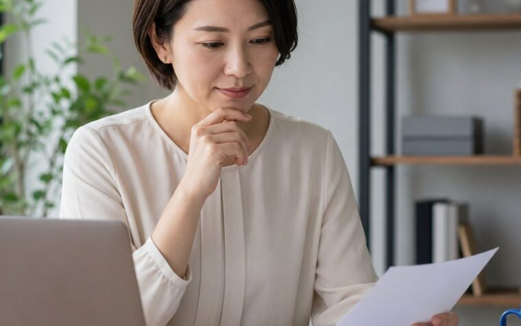 個人事業主がホームページSEOの依頼範囲と自分で残す仕事を整理しているイメージ