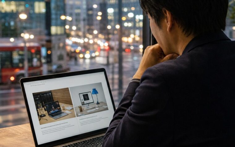 ホームページ サブスク 福岡の事業者向けに、サブスク型と買い切り型の違いを比較するイメージ